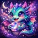 A colorful geometric animal avatar with bold shapes and vibrant hues, ideal for a user profile picture.